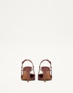 VLOGO SIGNATURE PATENT LEATHER SLINGBACK PUMP 80MM / 3.15 IN. - Image 5